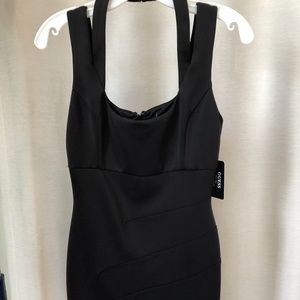NWT Guess Body con little black dress size 4
